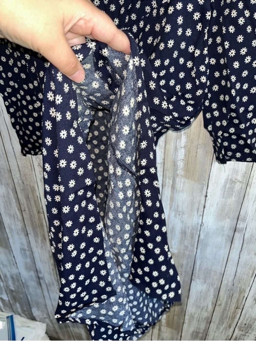 Reformation Peyton Dress Navy Polka Dot Midi Long Sleeve Square Neck Side Slit 4 - Picture 4 of 6